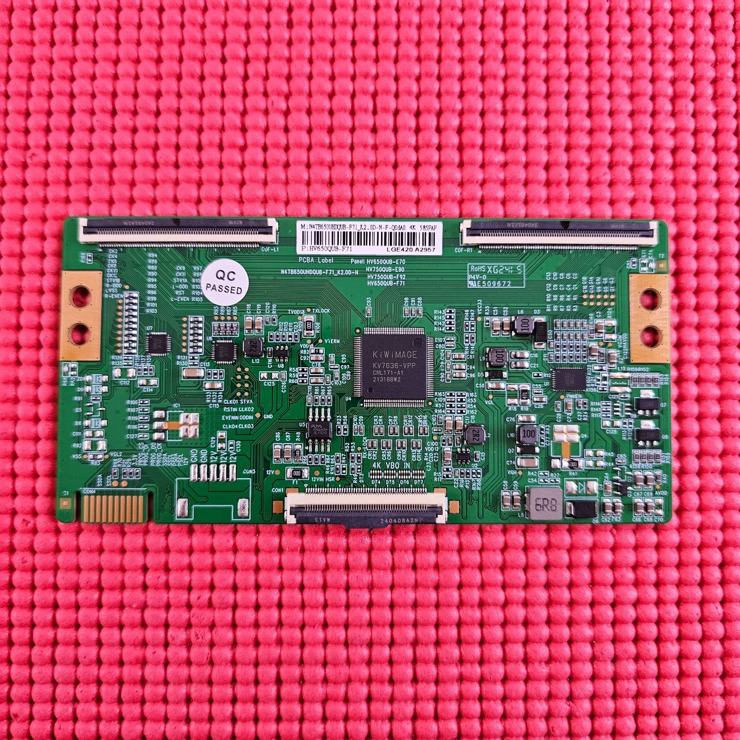 TCON BOARD FOR PHILIPS 65PUS7009/05 TV HV650QUB-F71 N4TB650UHDQUB-F71_K2.0D-N