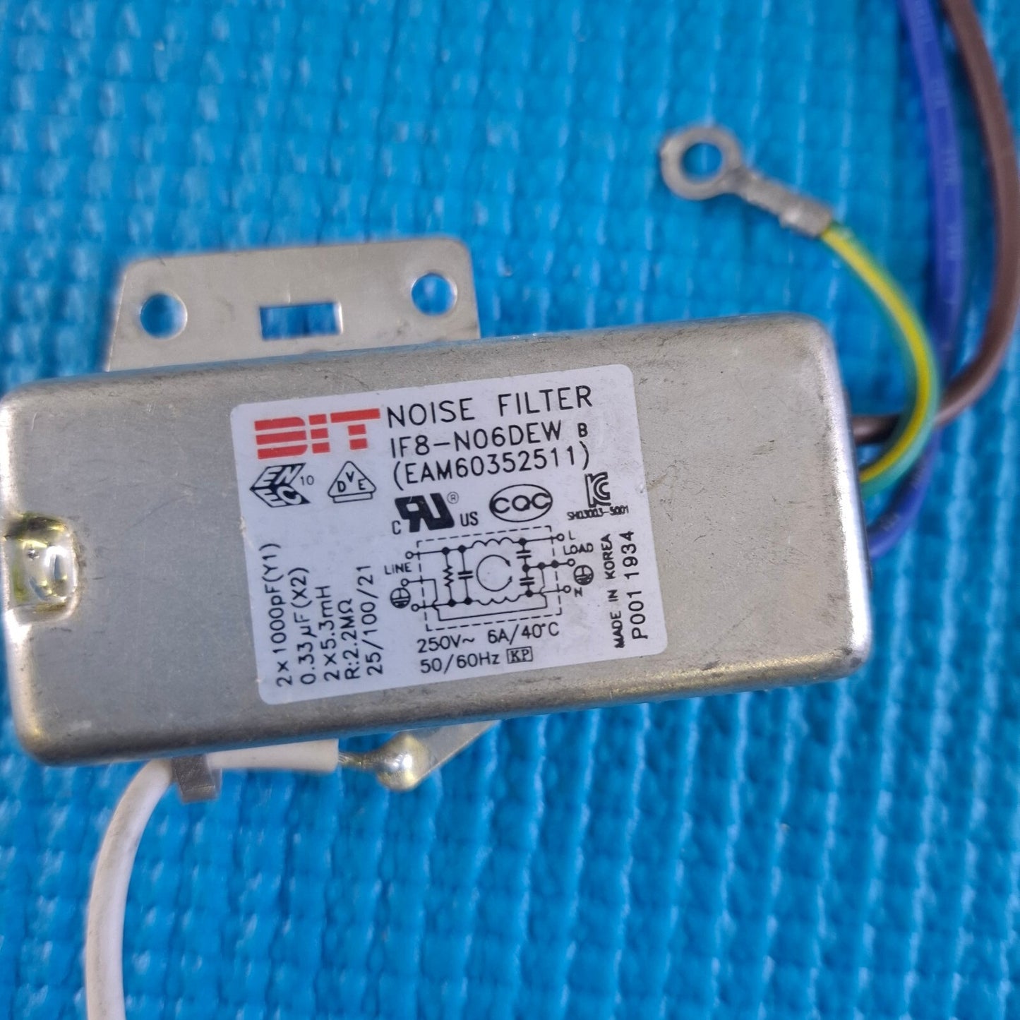NOISE FILTER FOR LG 42PJ550 42PJ350 50PK590 50PK350 TV IF8-N06DEW EAM60352511