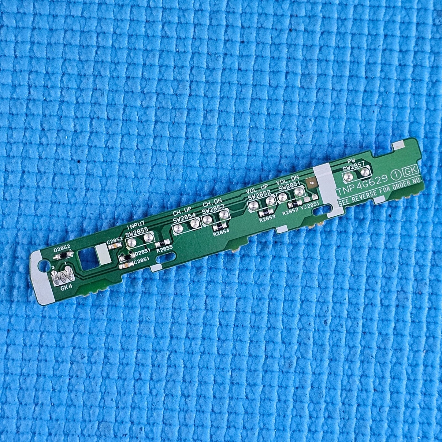 POWER BUTTON UNIT FOR PANASONIC TX-40ES500B TX-40FS500B 40" TV TNP4G629 1 GK AA