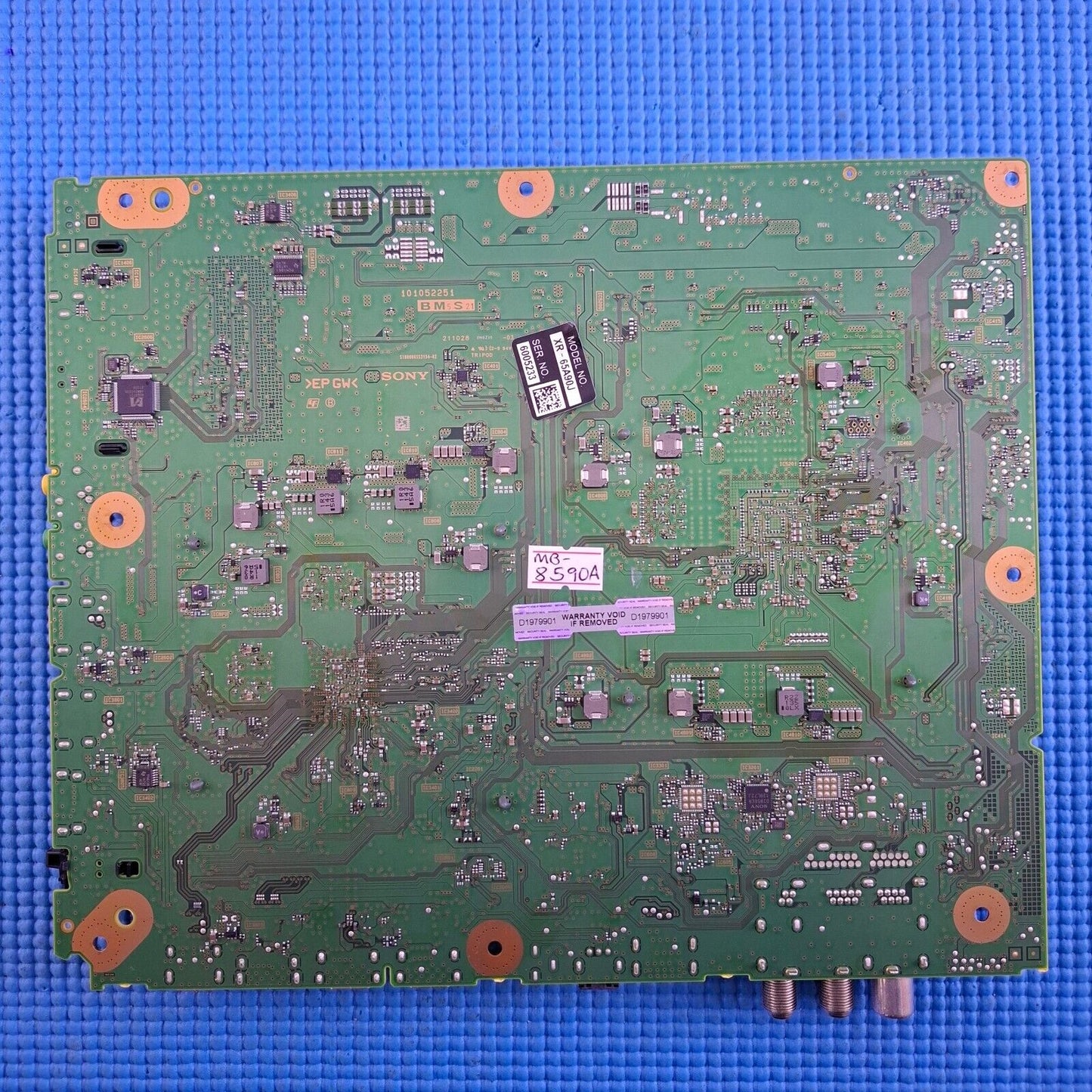 MAIN AV BOARD FR SONY XR-65A90J 65" OLED GOOGLE TV YA03188AA 101052251 | WORKING