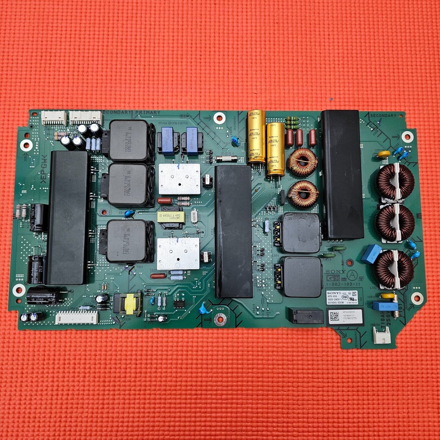POWER BOARD FOR SONY KD-65A1 KD-55A1 OLED TV 1-982-193-11 APS-414 (CH) | WORKING