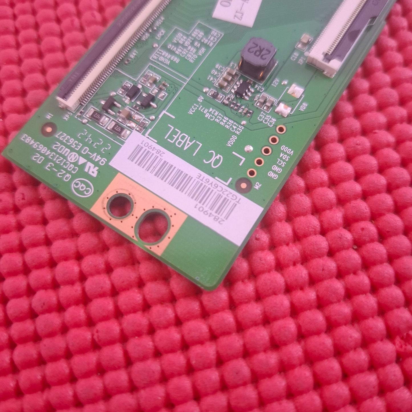 LVDS BOARD FOR HISENSE 55A6BGTUK 55A7HQTUK TV RSAG7.820.10595/ROH VER.B 284901