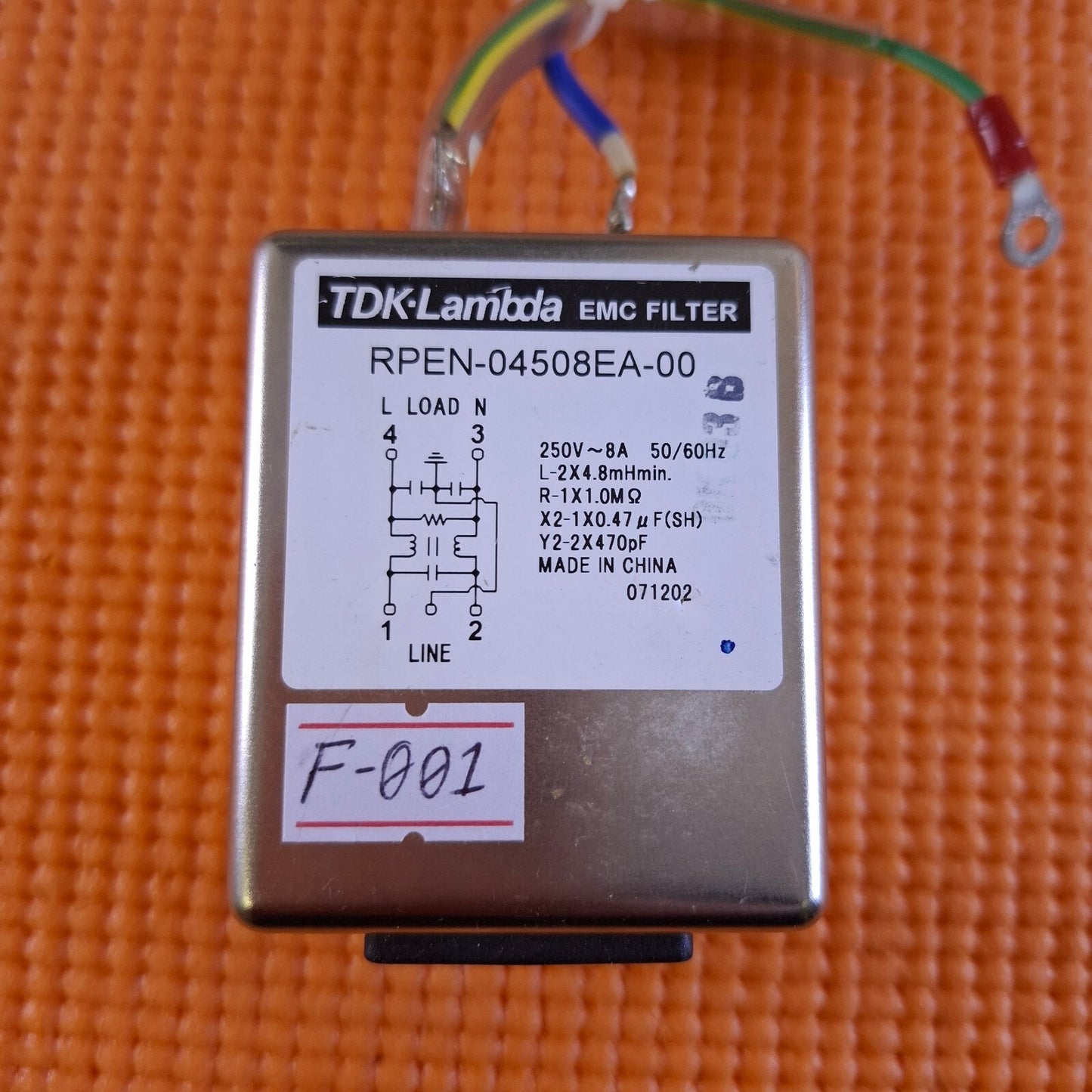 EMC NOISE FILTER PANASONIC TH-50PX70BA TH-42PX70B TH-37PX70BA TV RPEN-04508EA-00
