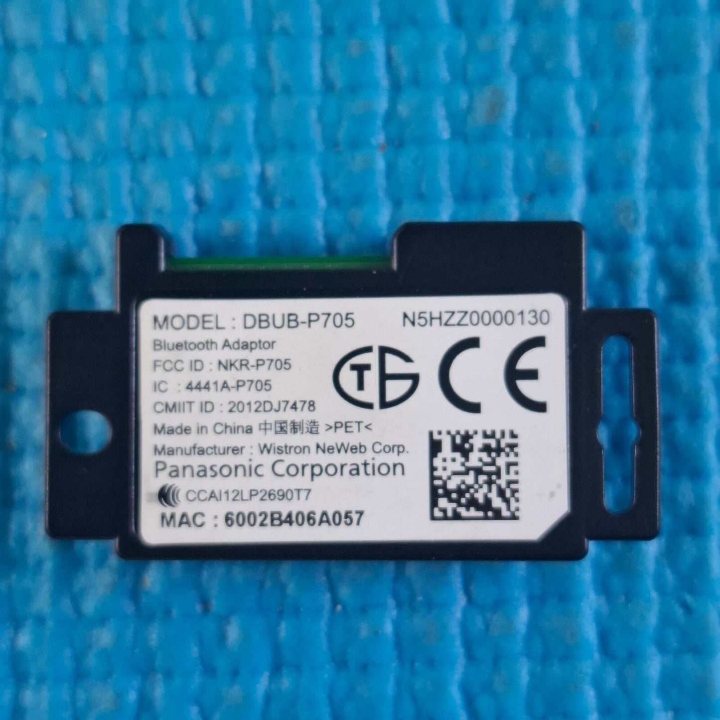 BLUETOOTH ADAPTER PANASONIC TX-50AX802B TX-50CX700B TV N5HZZ0000130 DBUB-P705