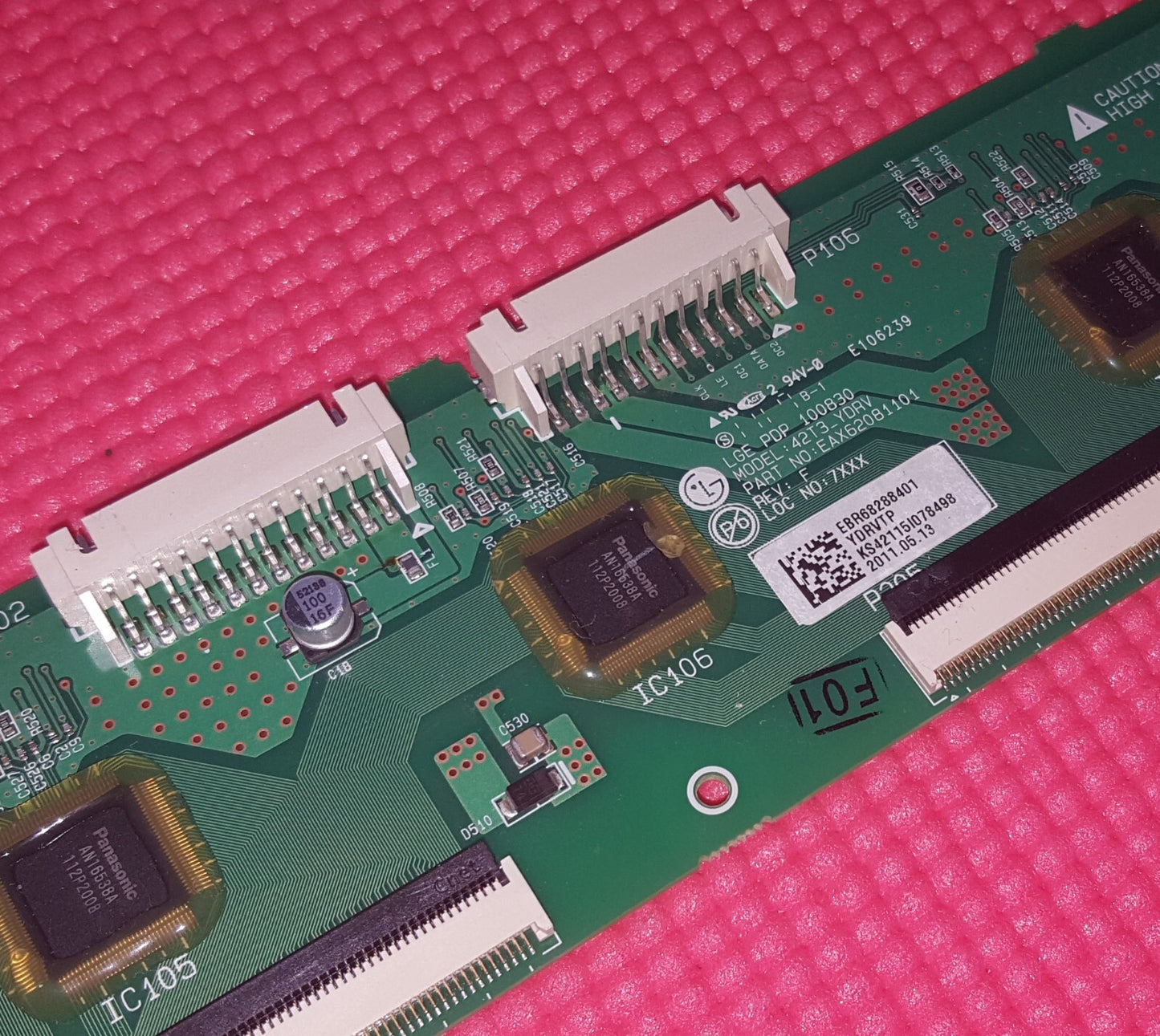 BUFFER BOARD FOR LG 42PT353K 42PW450T 42PT350 42" TV EAX62081101 EBR68288401