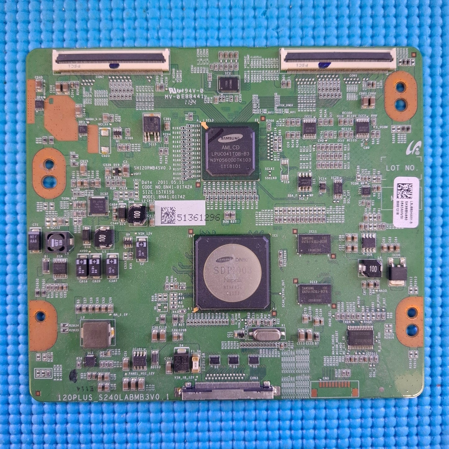 LVDS TCON BOARD FOR SAMSUNG UE55D6530WK 55" LED TV BN41-01742A BN95-00543A
