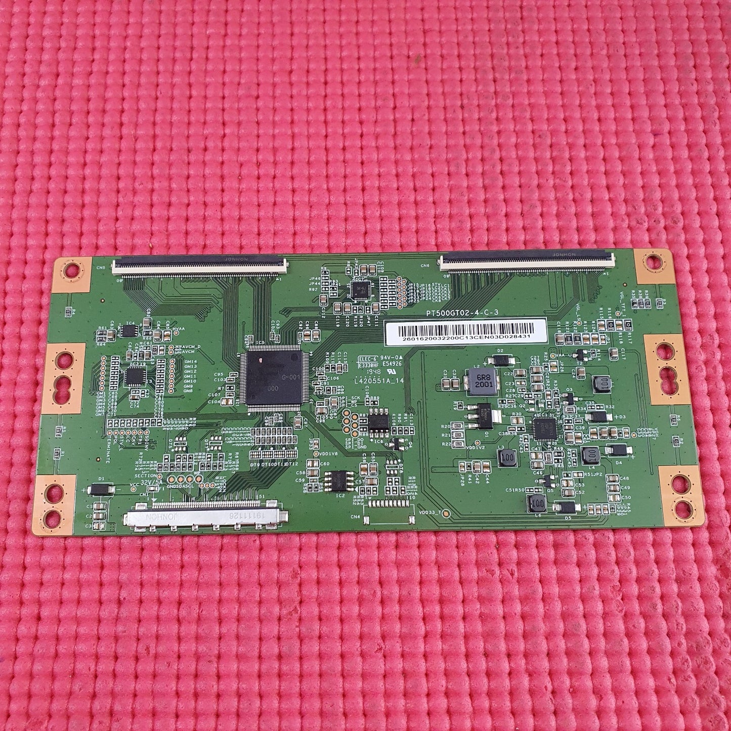 LVDS TCON BOARD FOR JVC LT-50CF890 50292UHDHDR 50" TV PT500GT02-4-C-3
