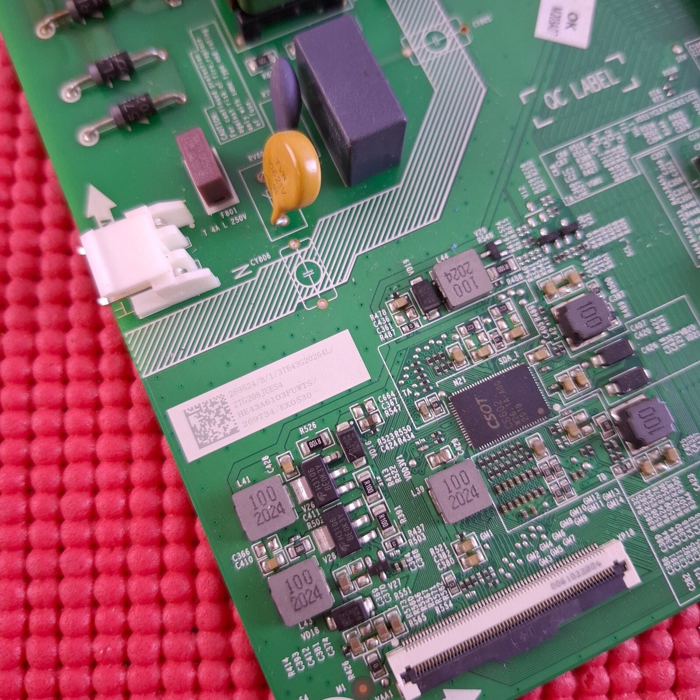MB FOR HISENSE 43A7300FTUK TV RSAG7.820.9662/ROH HE43A6103FUWTS SCR ST4251D01-3