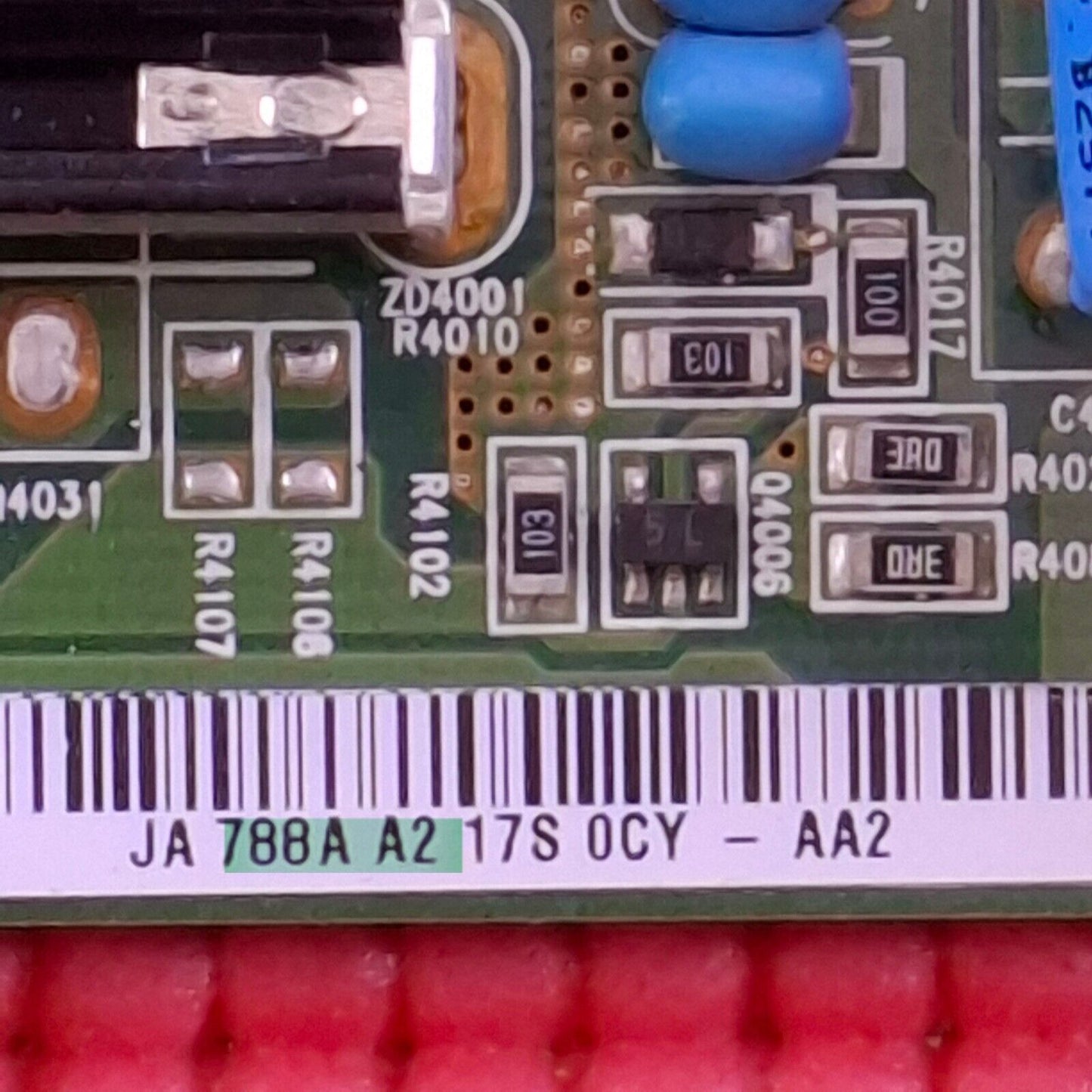 XSUS BOARD FOR SAMSUNG PS64D8000FU 64" PLASMA TV LJ41-09452A LJ92-01788A AA2