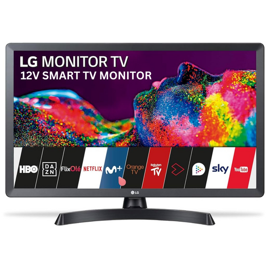 LG 24TN510S-PZ 24" FULL HD 1080P SMART 12V MONITOR TV NETFLIX YOUTUBE HDMI