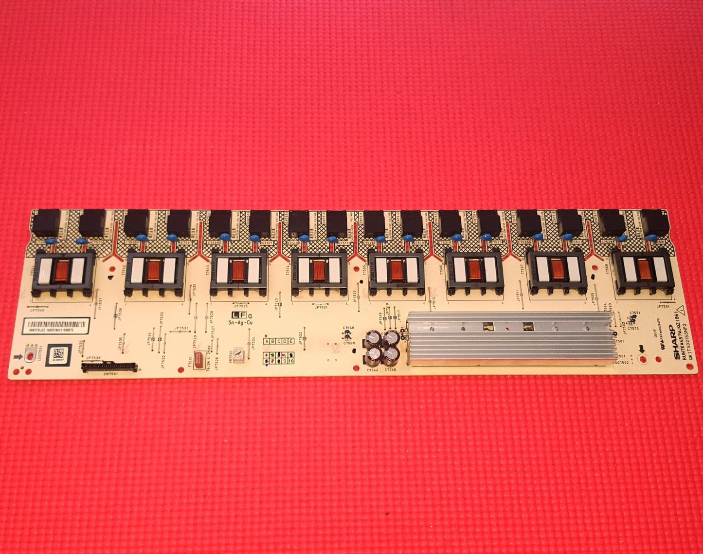 INVERTER BOARD FOR SHARP LC-37D65E 37" TV RUNTKA457WJQZ QKITS0215SNP2 KA457WJQZ