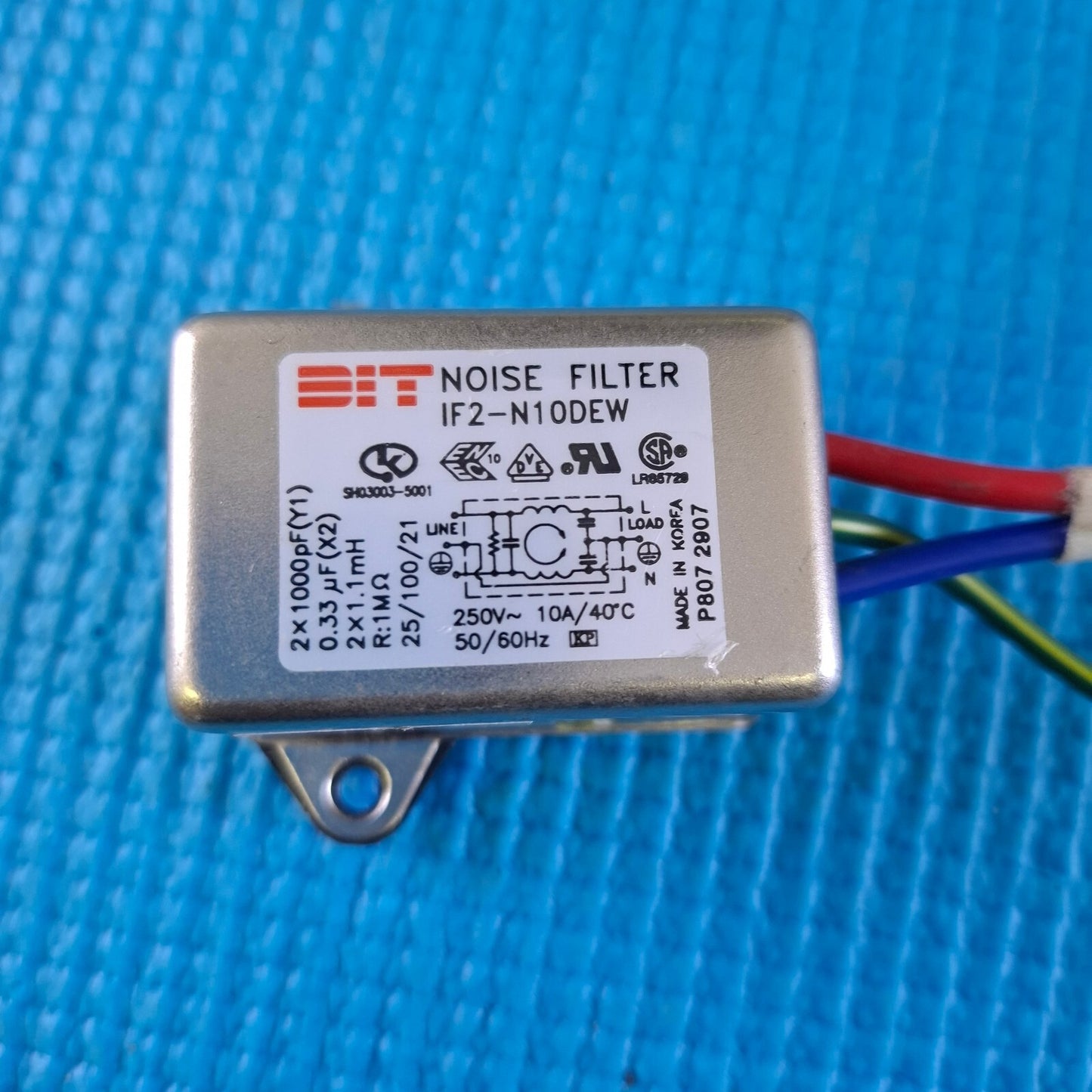 AC POWER NOISE FILTER FOR LG 60PG3000 60PG7000 60" TV IF2-N10DEW