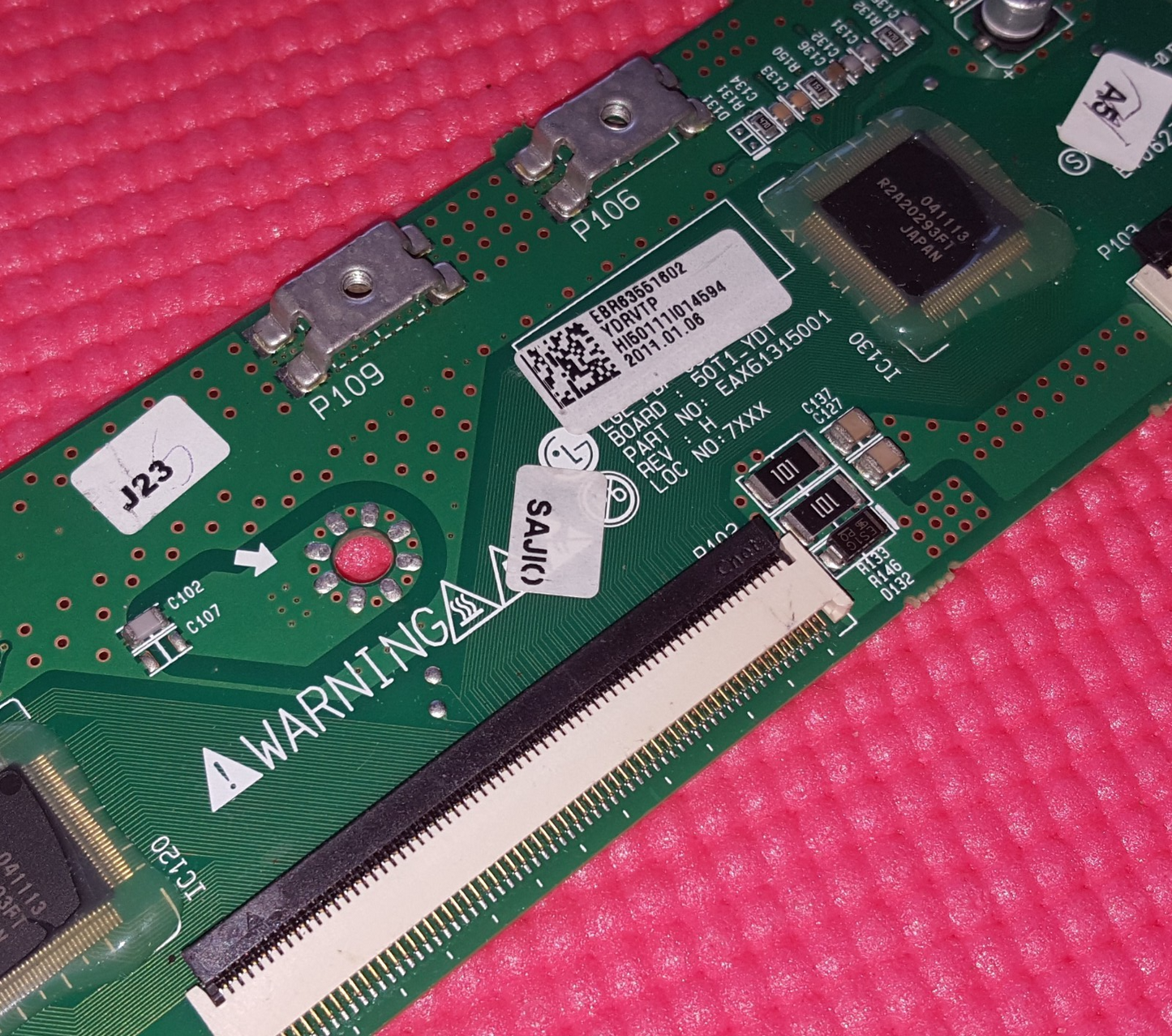 BUFFER BOARD FOR LG 50PJ550 50PJ350 50" TV EAX61315001 EBR63551602