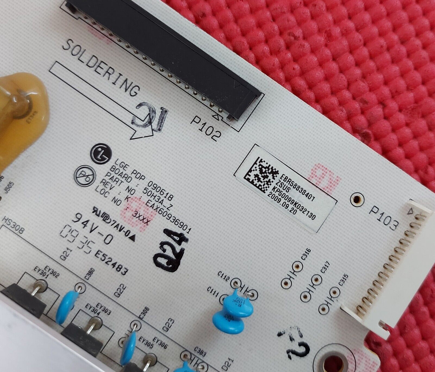 XSUS ZSUS BOARD FOR LG 50PS3000 50PS6000 TV 50H3A_Z EAX60936901 EBR58838401