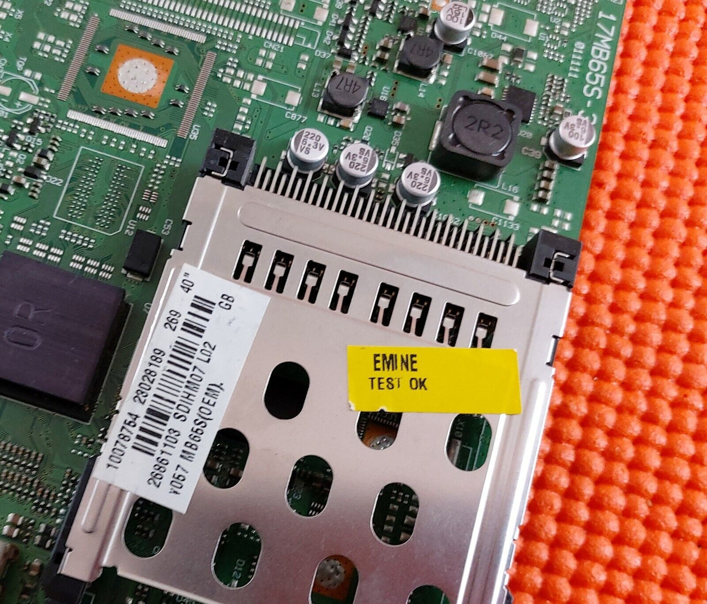 MAIN BOARD FOR JMB JT014000101B P40LCD12 TV 17MB65S-3 23028189 SCREEN LT400HM07