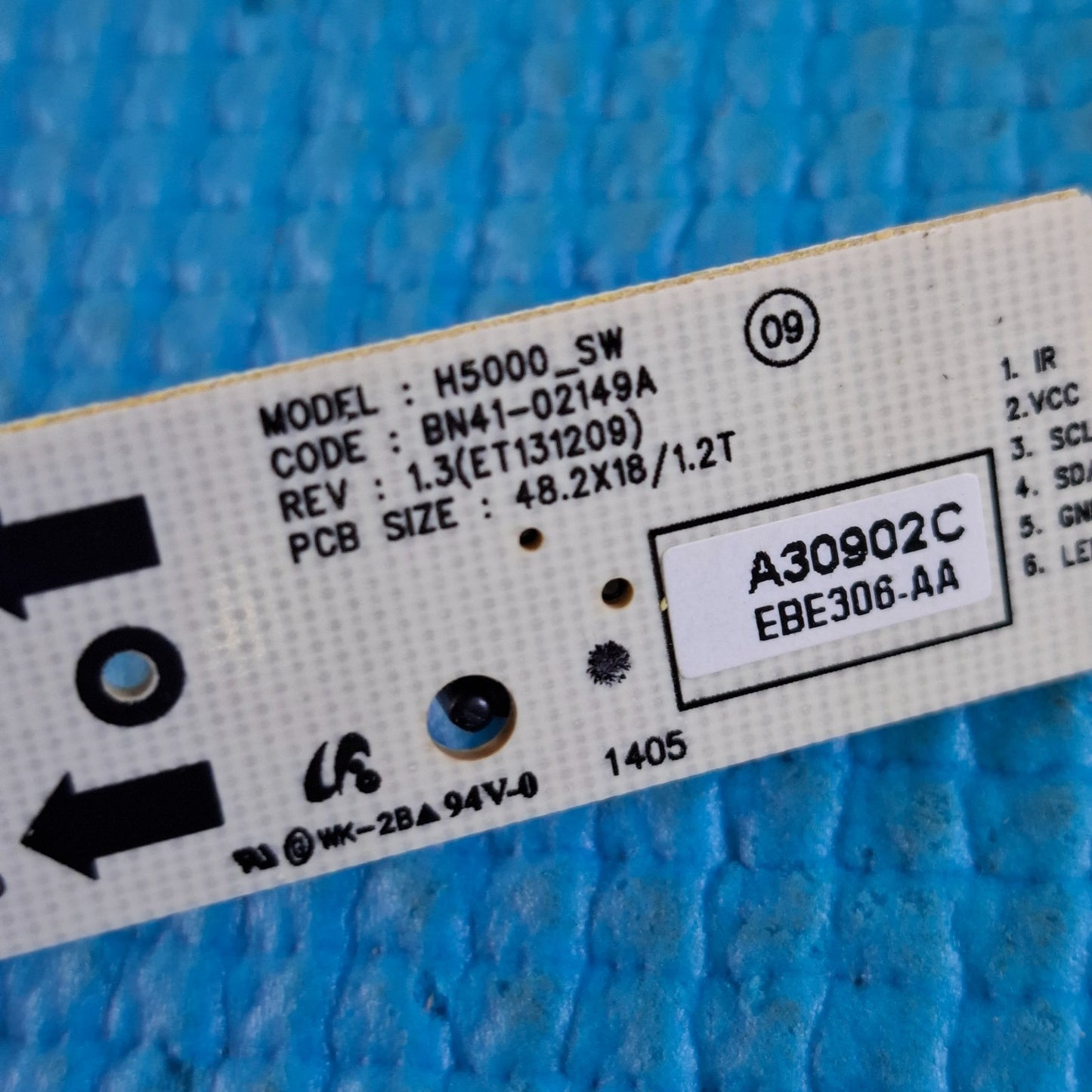 BUTTON IR SENSOR FOR SAMSUNG UE40H6400AK UE50H5500AK TV BN96-30902C, H, M, Y