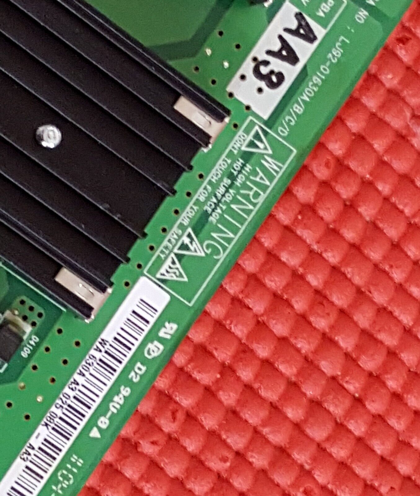 XSUS ZSUS BOARD FOR SAMSUNG PS50B850Y1W PLASMA TV LJ41-06268A LJ92-01630A