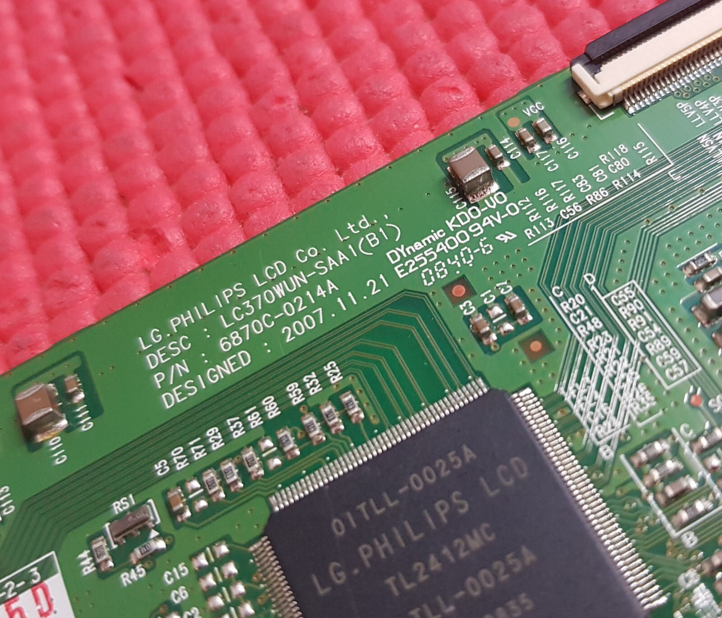 LVDS BOARD FOR LCD37-909 37FLHD850U L37VP01UC LCD37761F1080P 37" TV 6871L-1378A