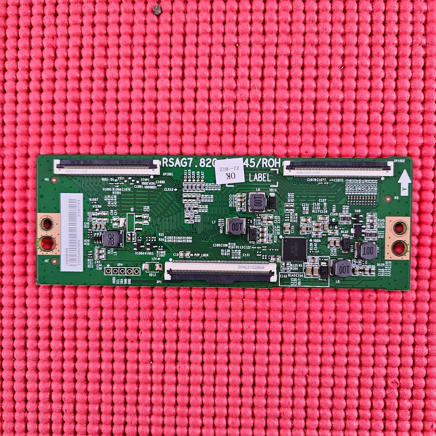 LVDS TCON BOARD FOR HISENSE 65A6KTUK 65A6K 65" TV RSAG7.820.10545/ROH 286050
