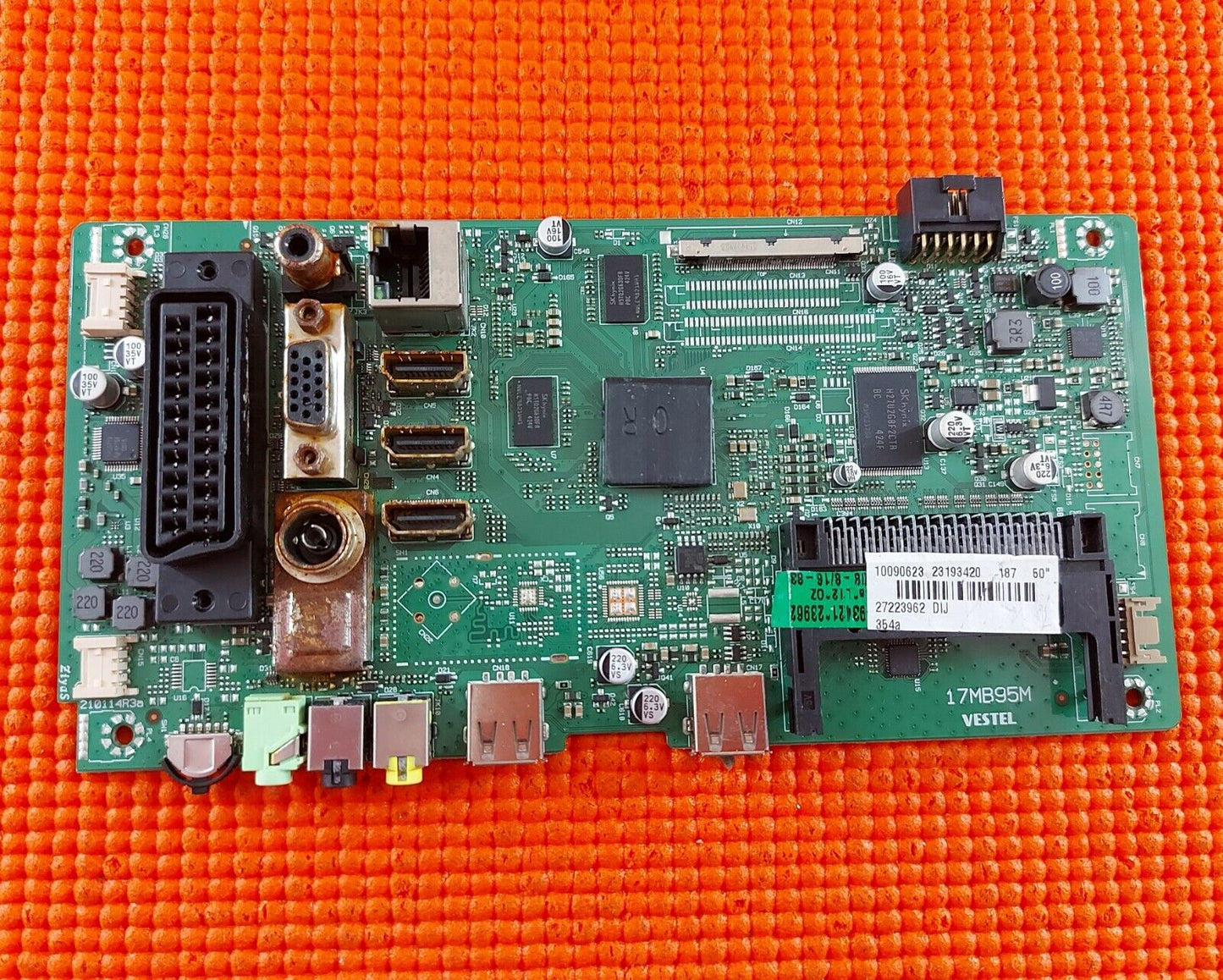 MAIN BOARD FOR JVC LT-50C740 50" LED TVs 17MB95M 23193420 SCREEN LC500DUJ SG E2