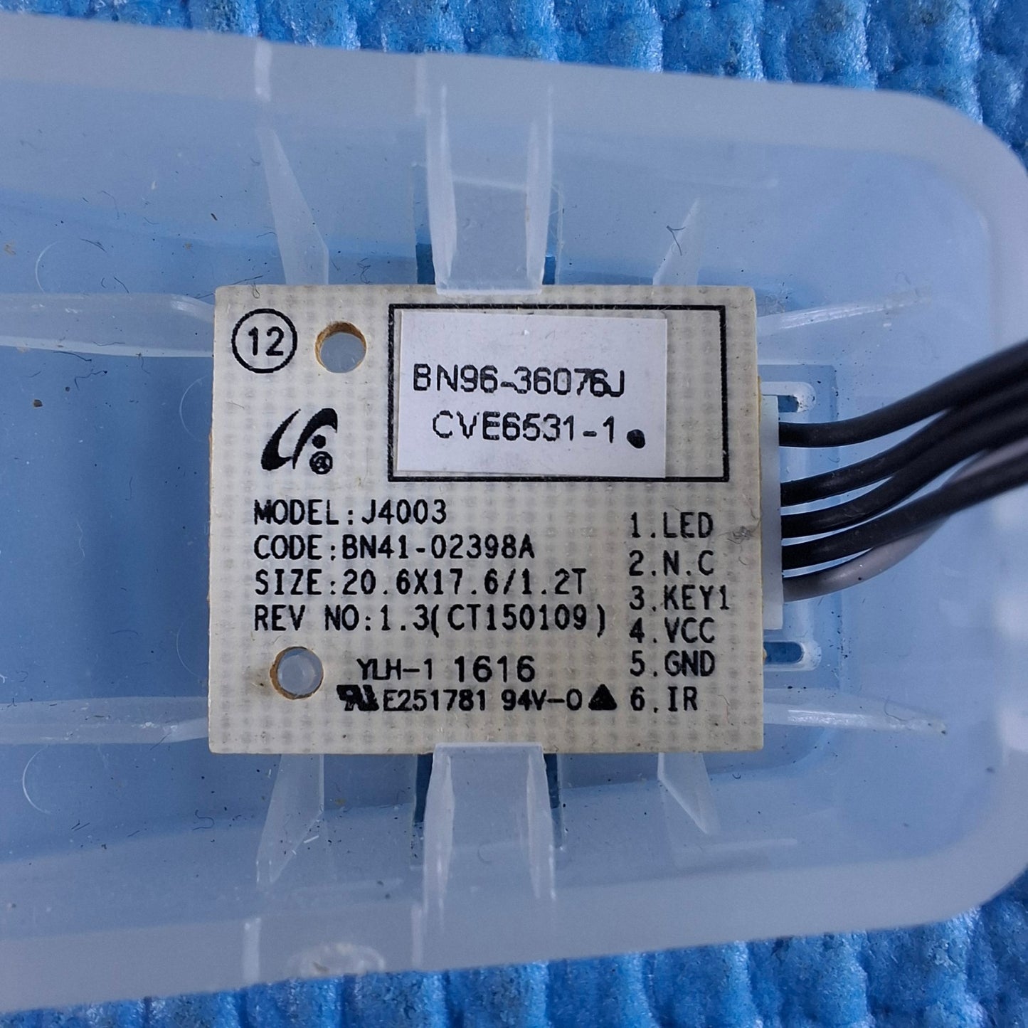 BUTTON UNIT FOR SAMSUNG UE32J4510AK UE32J4610AK 32" LED TV BN96-36076J (A36076J)