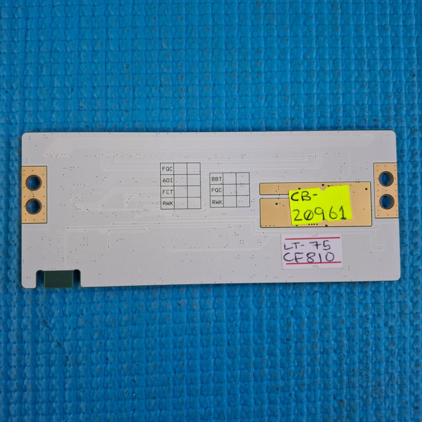 LVDS BOARD FR 75PUS8536/12 75PUS7855/12 LT-75CF810 75" TV 47-6021311 HV750QUBF90