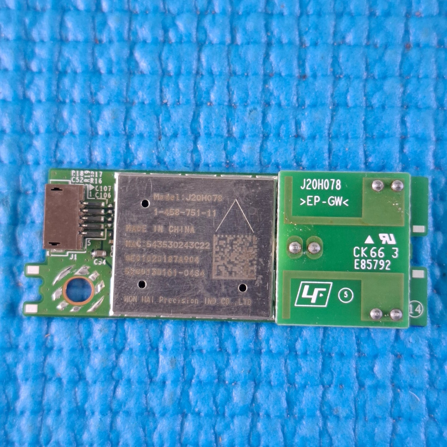 BLUETOOTH WIFI MODULE FOR SONY KDL-40R483B KDL-32R433B TV J20H078 1-458-751-11