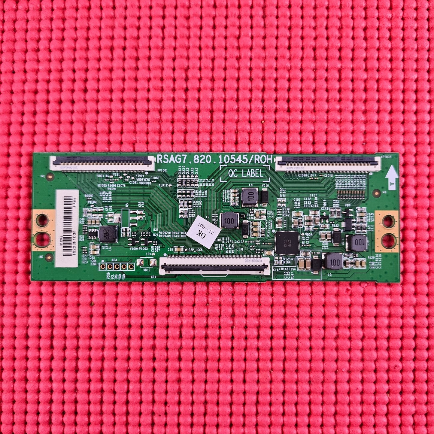 LVDS TCON BOARD FOR HISENSE 75A6BGTUK 75A7HQTUK TV RSAG7.820.10545/ROH 311345