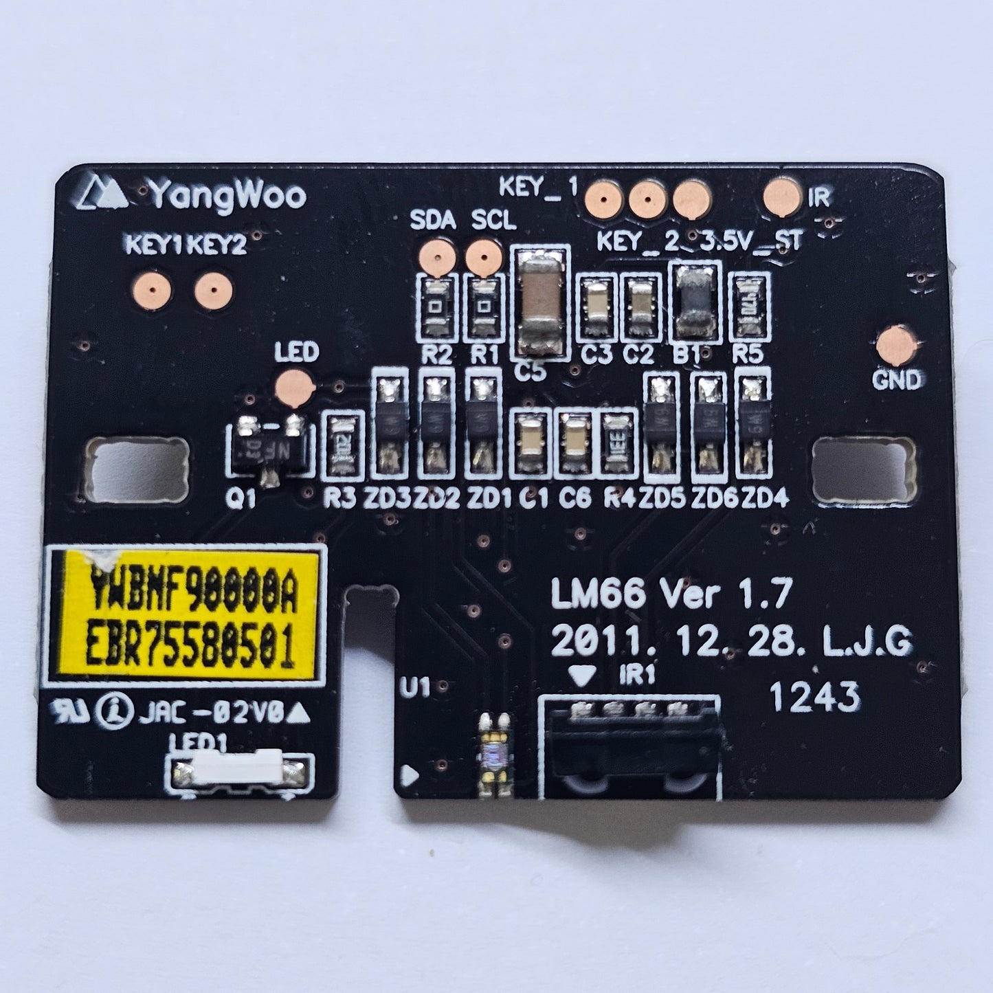 GENUINE IR REMOTE SENSOR UNIT FOR LG 42LS345T 32LS345T 42LM3450 TV EBR75580501