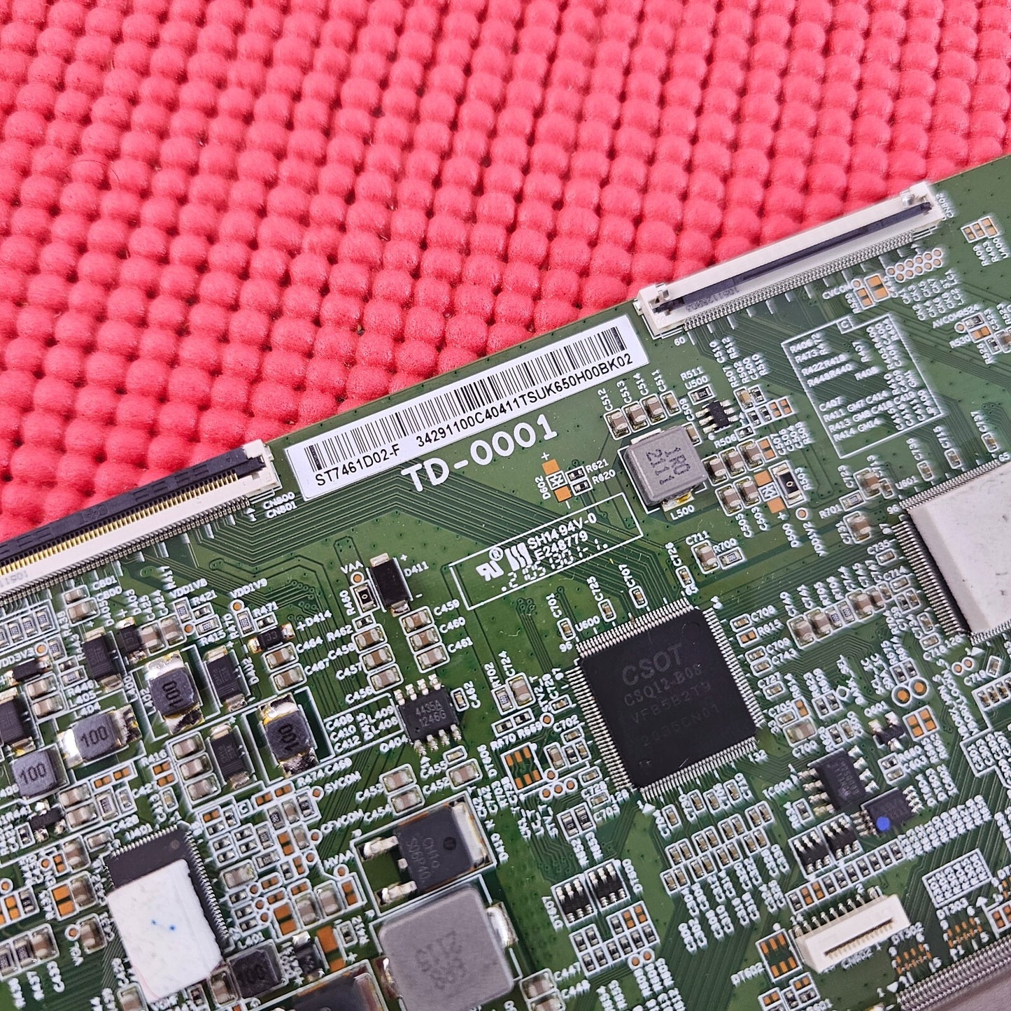 LVDS TCON BOARD FOR SONY KD-75X85J 75" TV ST7461D02-F TD-0001