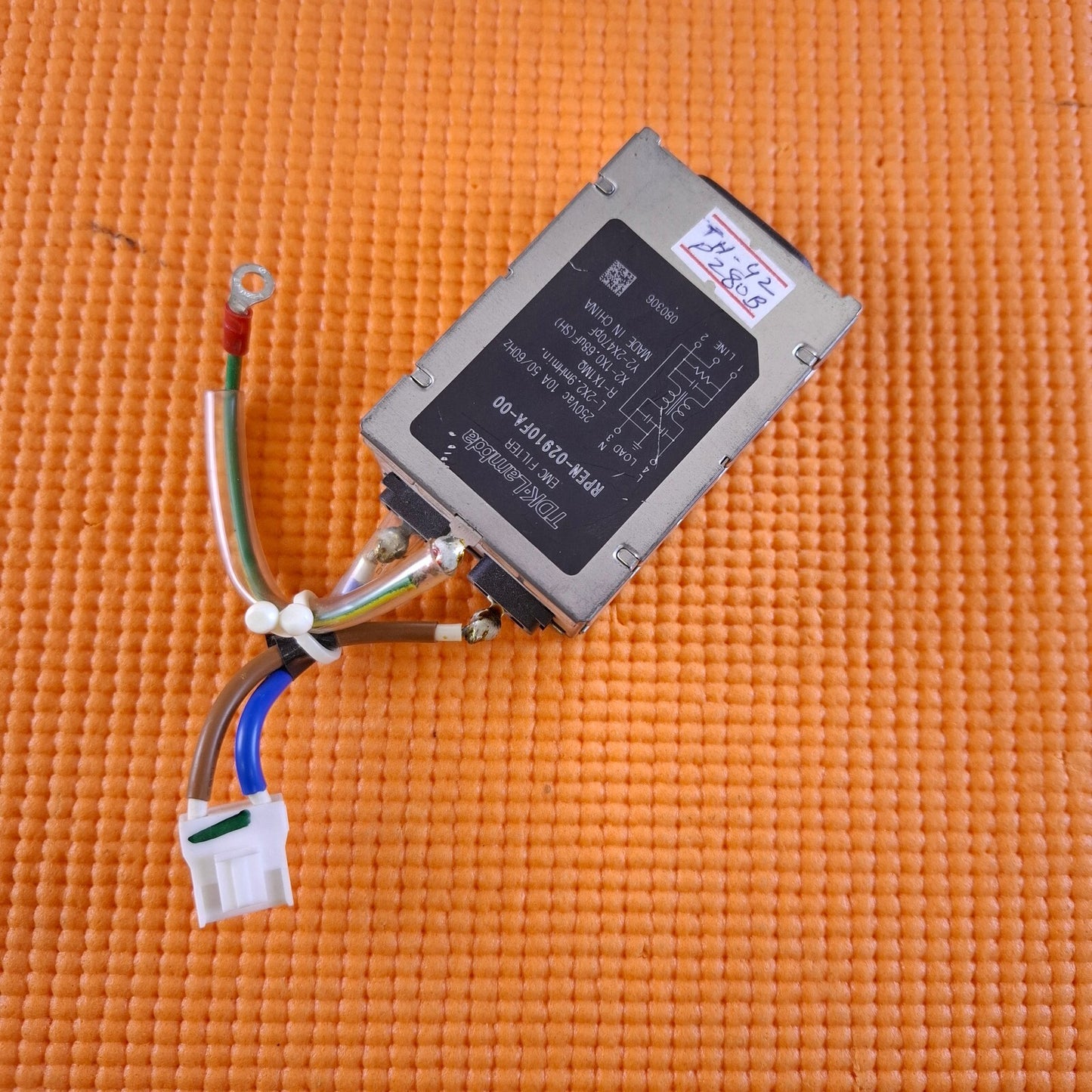 EMC NOISE FILTER PANASONIC TH-42PZ81B TH-42PZ80BA TH-42PZ85B TV RPEN-02910FA-00