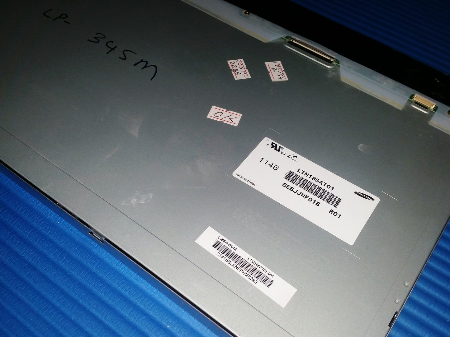 LED/LCD SCREEN PANEL SAMSUNG LTM185AT01 FOR TECHWOOD 19884HDDVD TV