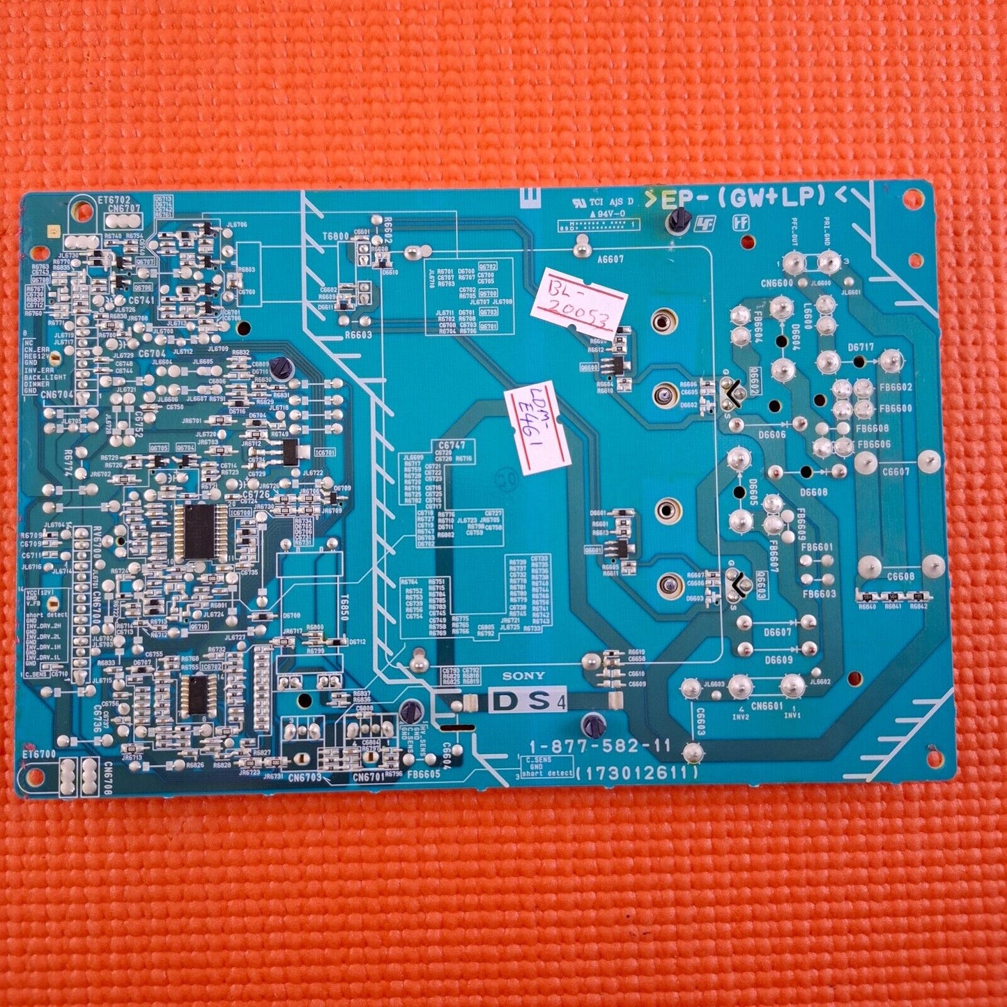 INVERTER BOARD FOR SONY LDM-E461 LDM-E401 KDL-40EX1 46EX1 52EX1 TV 1-877-582-11