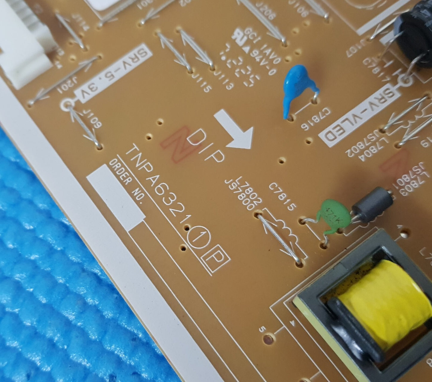 POWER BOARD FOR PANASONIC TX-32ES400B TX-32ES500B TV TNPA6321 1 P TZRNP01QEVB