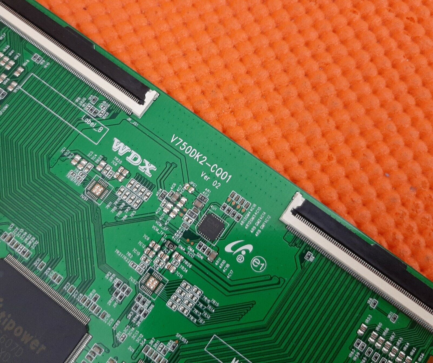 LVDS BOARD FOR LINSAR 75UHD520 75" LED TV V750DK2-CQ01