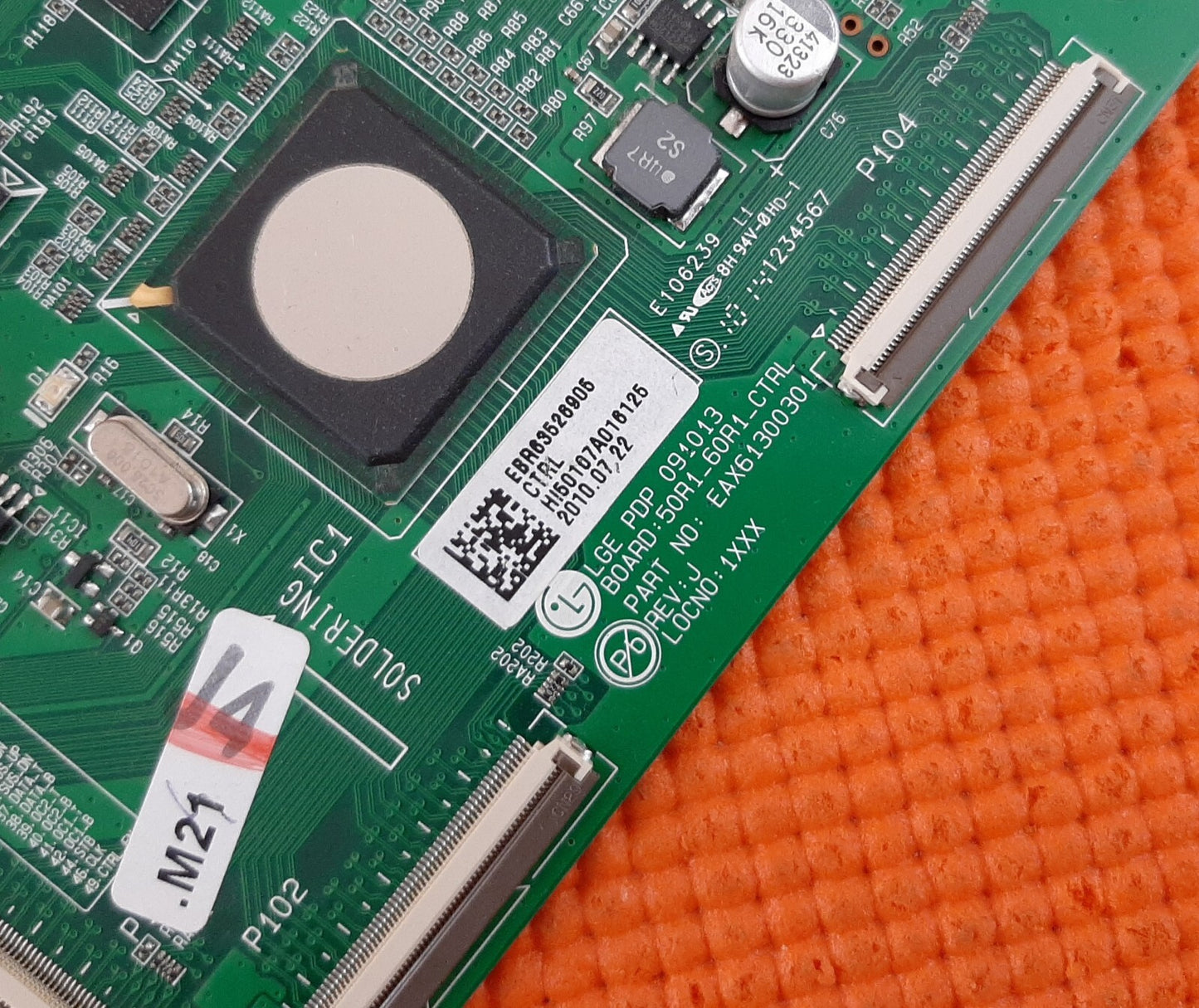 LVDS TCON BOARD FOR LG 50PK350 50PK950 50" PLASMA TV EAX61300301 EBR63526905