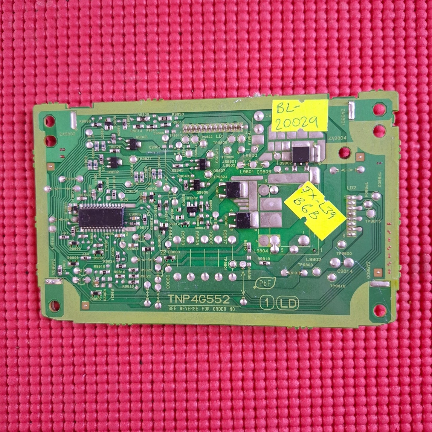 INVERTER DRIVER BOARD FOR PANASONIC TX-L39B6B 39" TV TNP4G552 1 LD TXNLD1RKUK