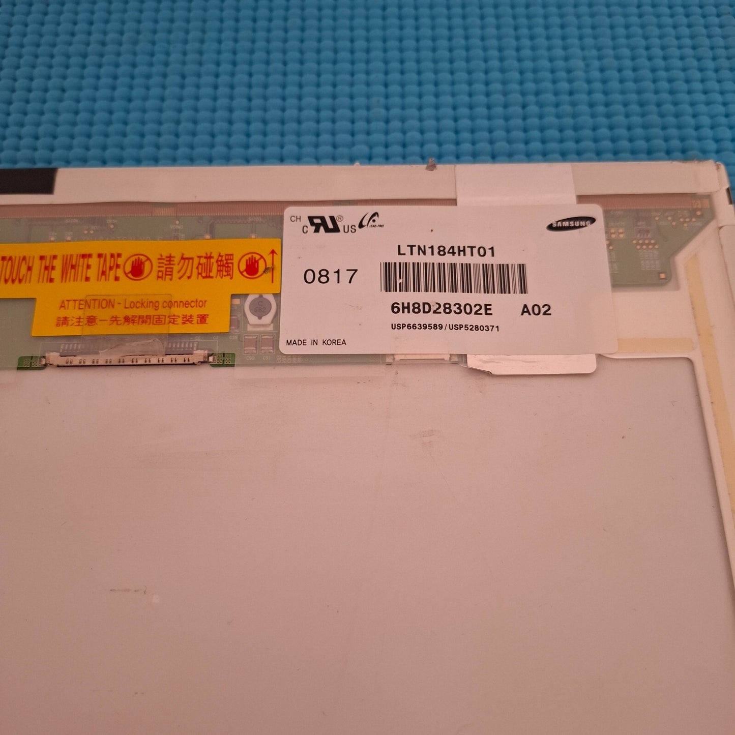 LED/LCD SCREEN PANEL SAMSUNG LTN184HT01-A02 1920x1080p FULL HD FOR 18.4" LAPTOP
