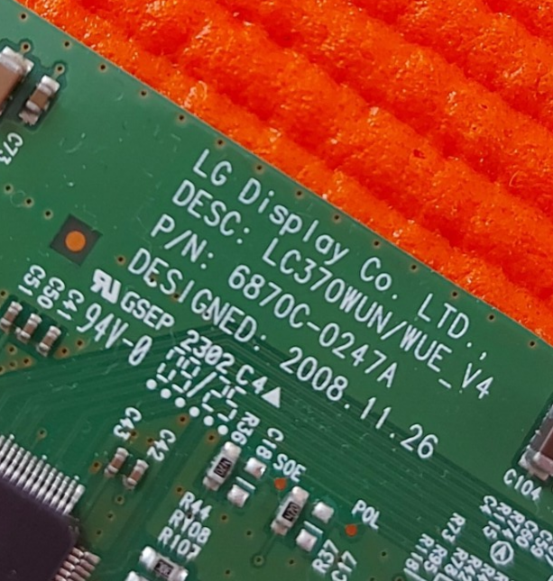 LVDS TCON BOARD FOR 37LG5000 CE37FD90-B LCD37IDTV LCD37880F1080P TV 6871L-1528A