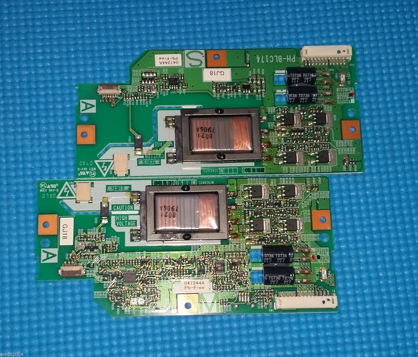 INVERTER BOARD PANASONIC TX-32LMD70A 32" LCD TV N264701 PH-BLC174 196566A S M