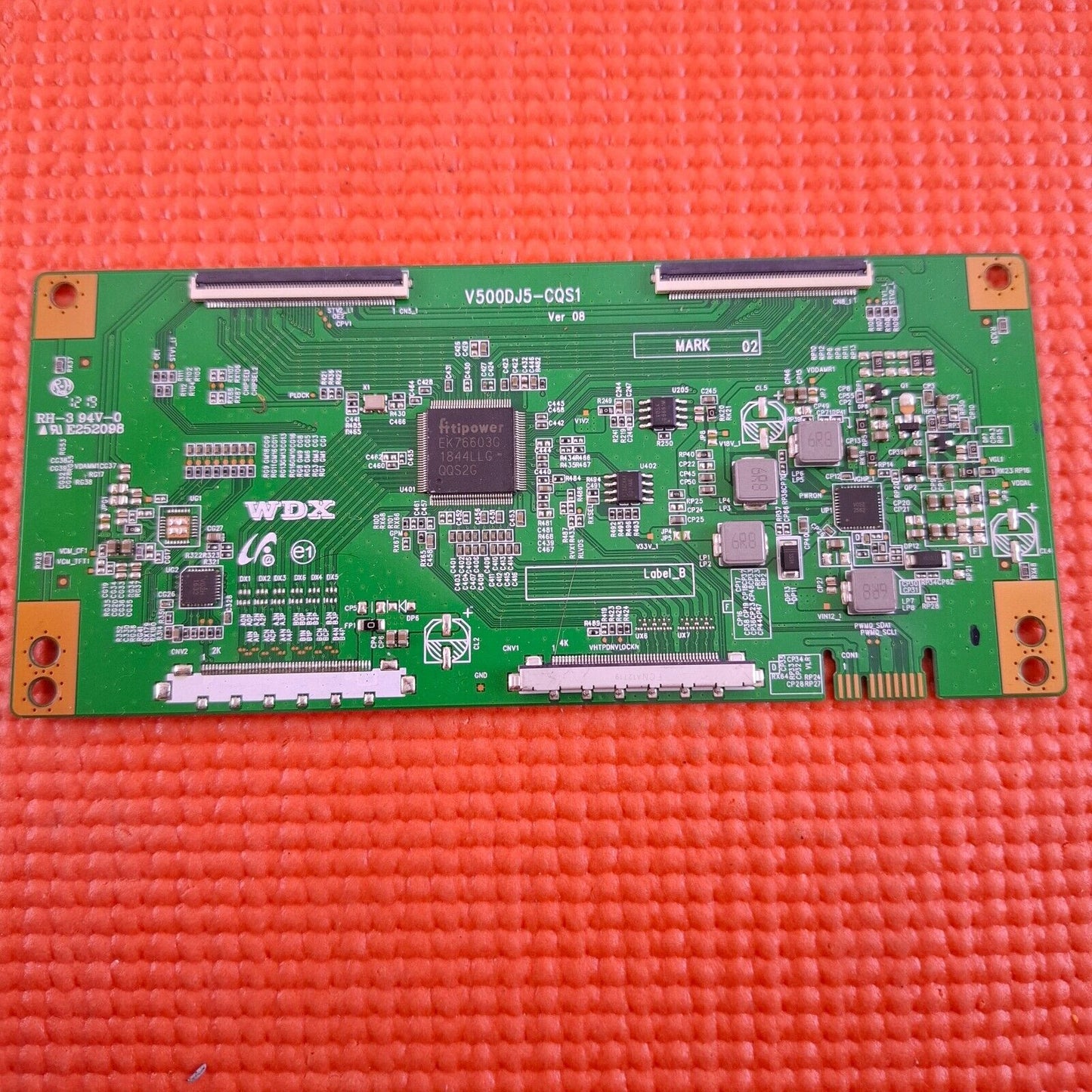 LVDS BOARD FOR UNITED 50DU58 FERGUSON F50RTS4K CELLO C50SFS4K TV V500DJ5-CQS1