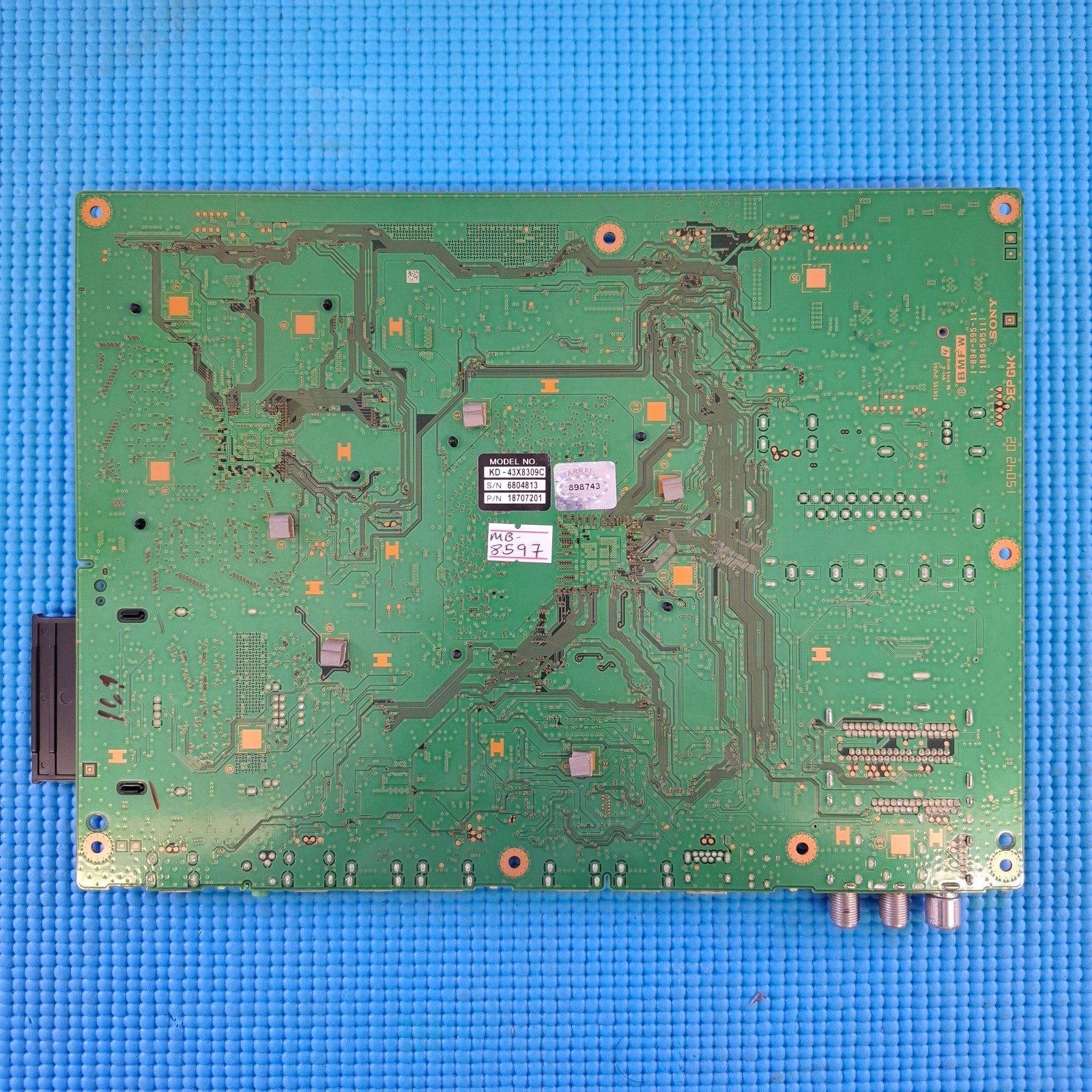 MAIN BOARD FOR SONY KD-43X8305C KD-43X8307C KD-43X8309C 43" TV | TESTED WORKING