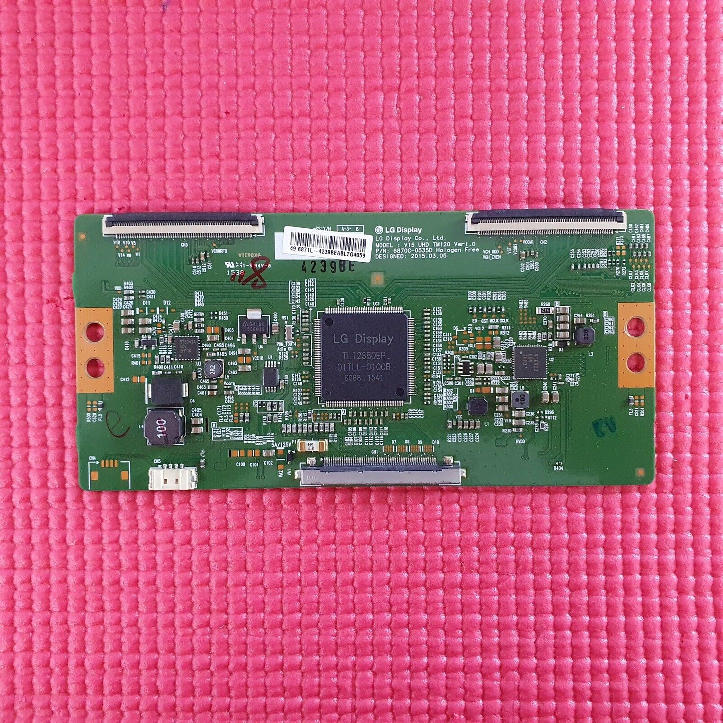 LVDS TCON BOARD FOR LG 49UF640V 49UF6400-UA 49" TV 6870C-0535D 6871L-4239B