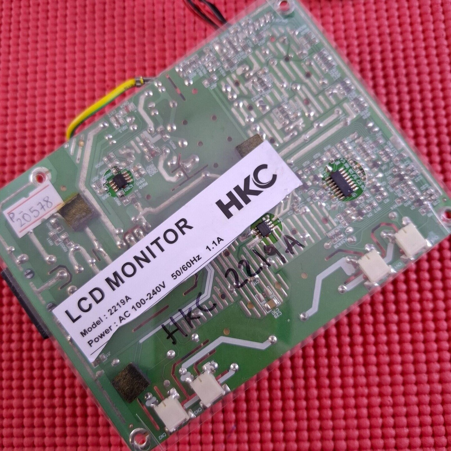 POWER SUPPLY BOARD FOR HKC 2219A 2209 22" MONITOR 7575+1009 6003070057