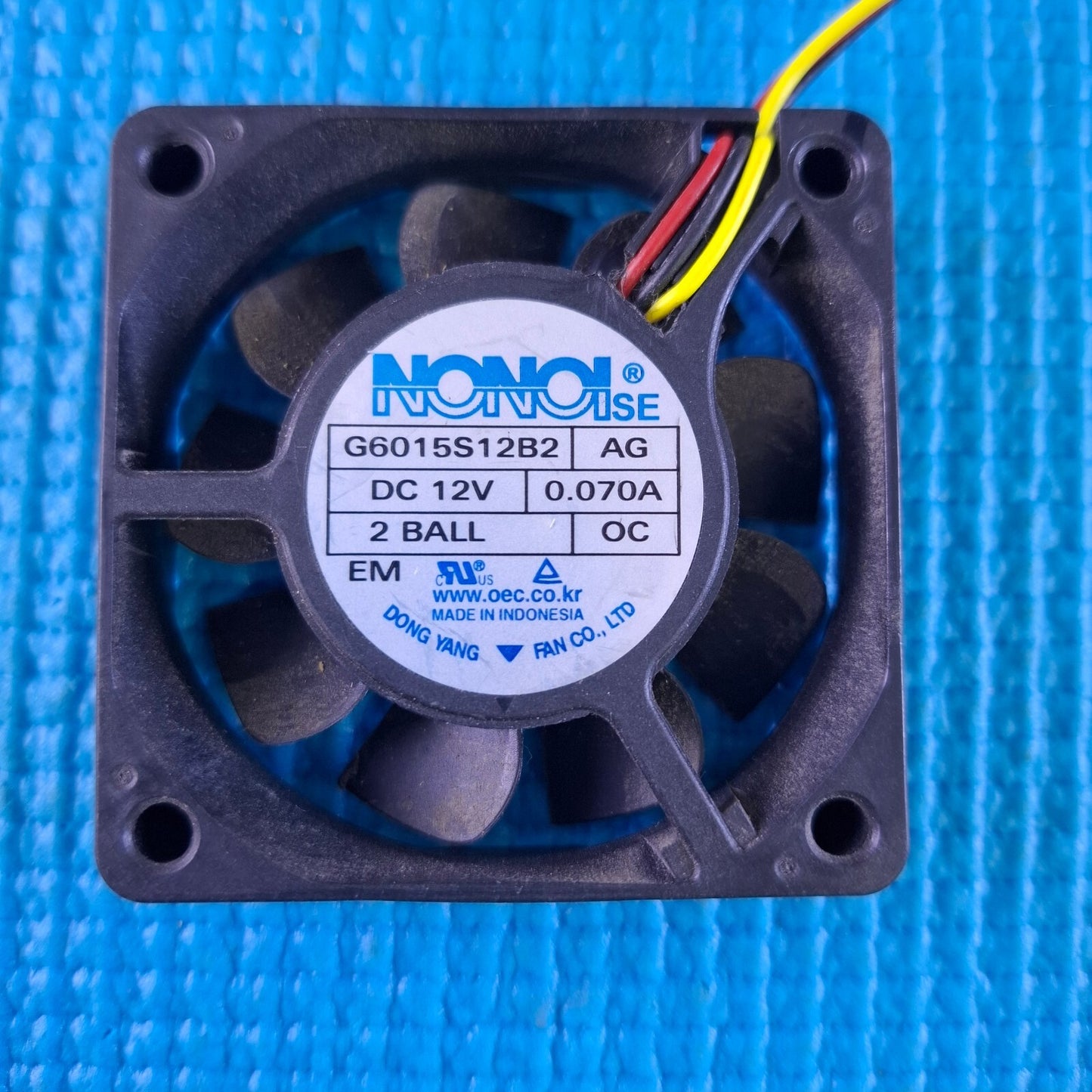 SAMSUNG INTERNAL COOLING FAN LH46CBPLBB TV G6015S12B2 AG DC12V 0.070A
