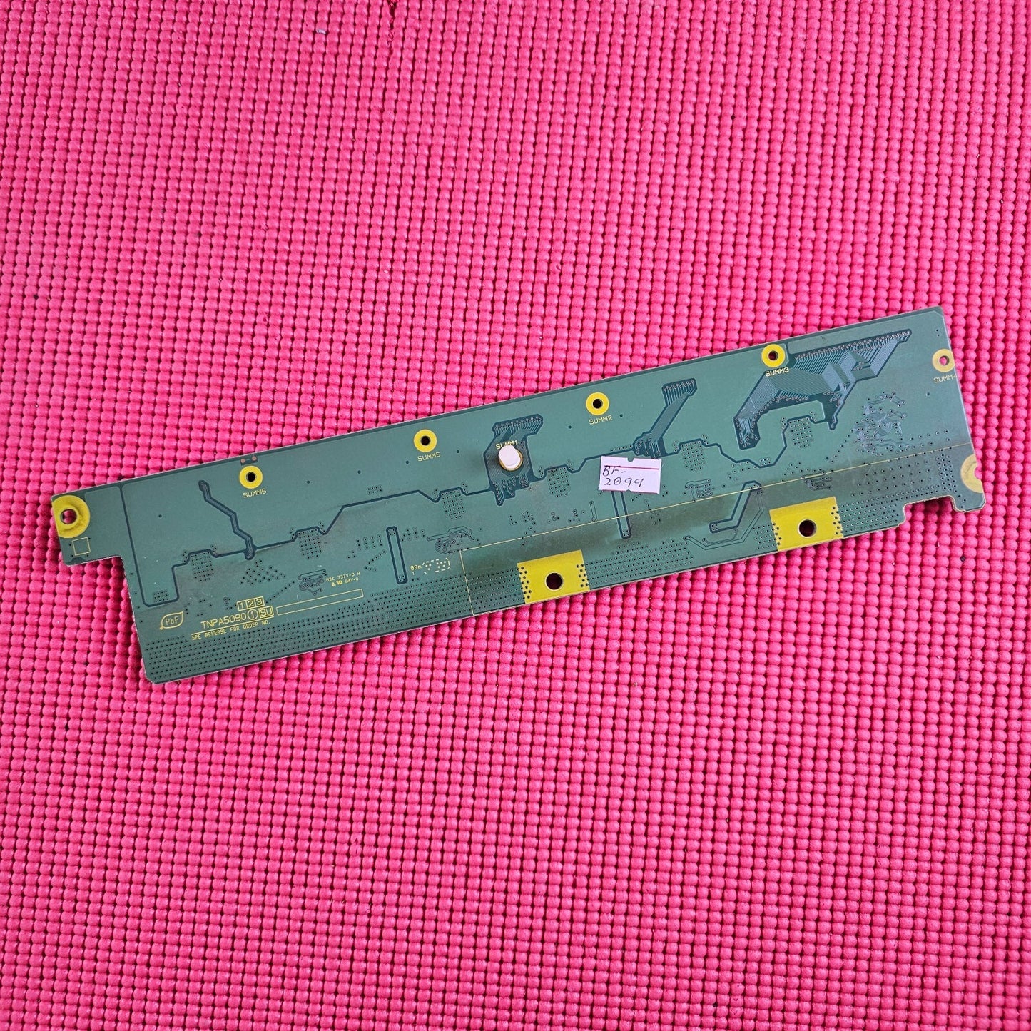 BUFFER BOARD FOR PANASONIC TX-P50U20B 50" PLASMA TV TXNSU11FEK50 TNPA5090 1 SU
