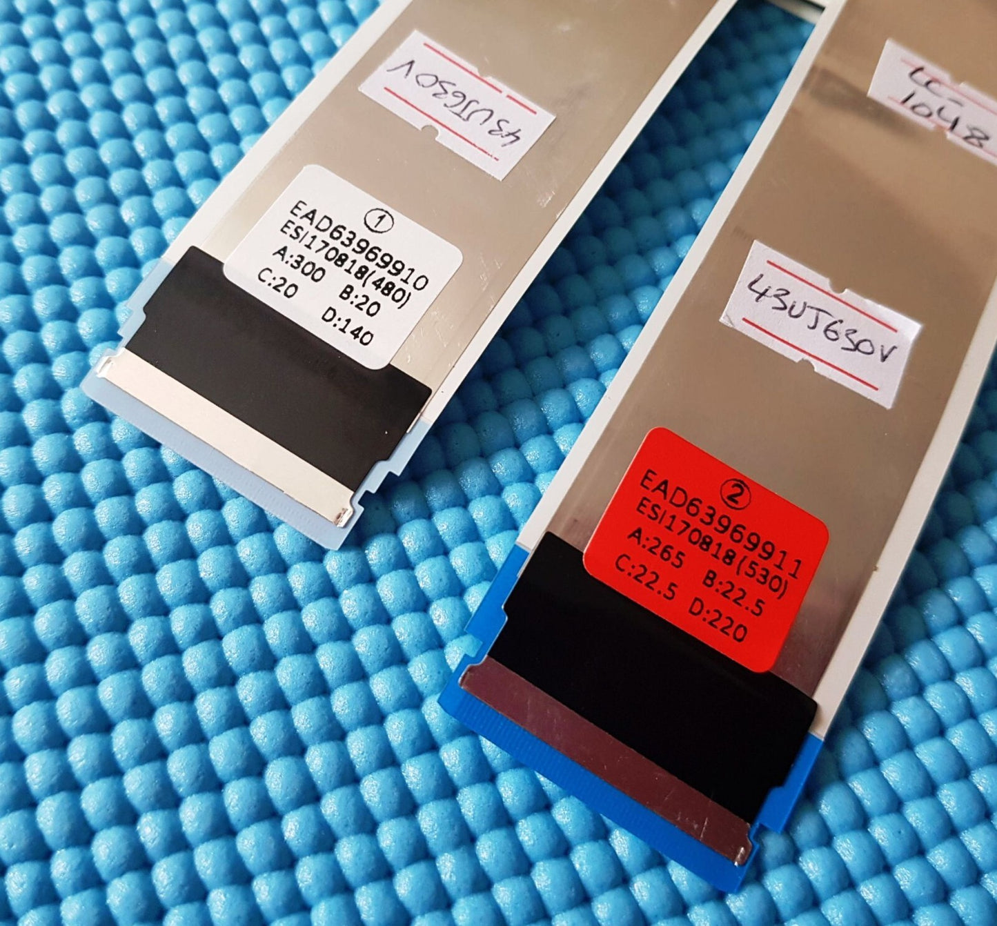 LVDS CABLE FOR LG 43UJ630V 43UJ635V 43UJ634V TV EAD63969910 EAD63969911