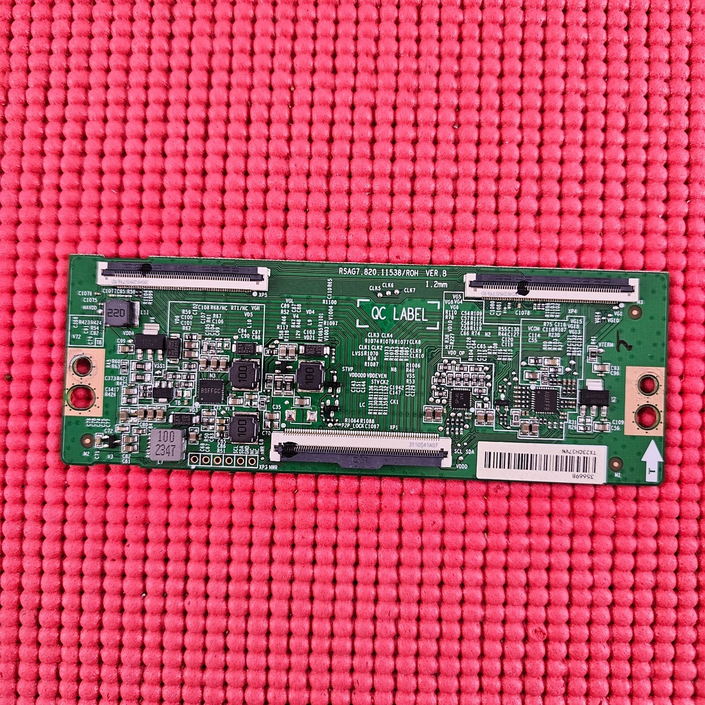 LVDS TCON BOARD FOR HISENSE 65A6KTUK 65" TV RSAG7.820.11538/ROH VER.B 356698