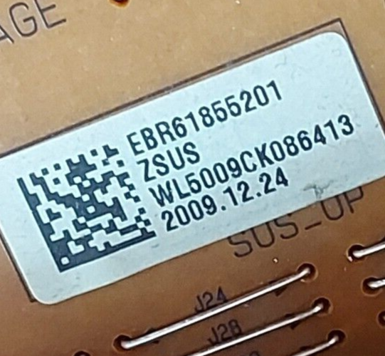ZSUS XSUS BOARD FOR LG 50PQ3000 50PQ6000 50" PLASMA TV EAX60988201 EBR61855201