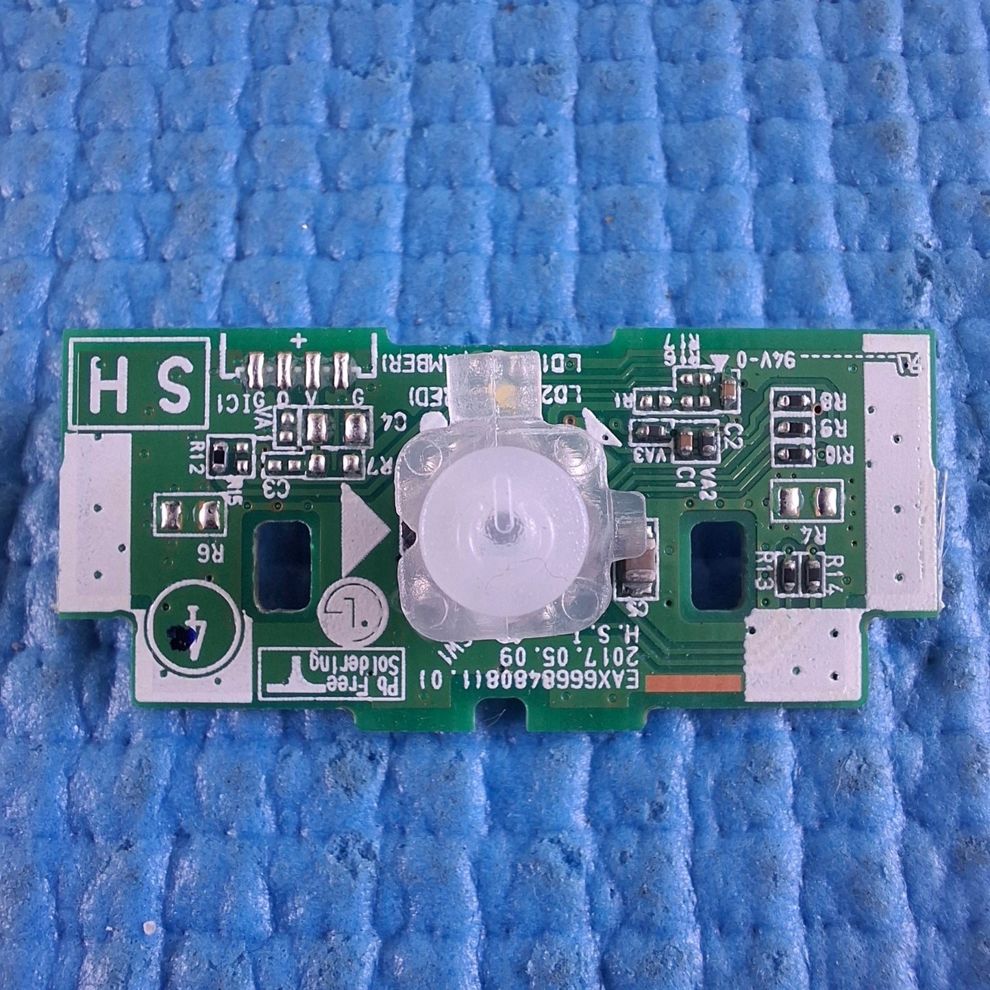 GENUINE BUTTON UNIT FOR LG 27UK600-W 27" MONITOR EAX66684808 - WHITE